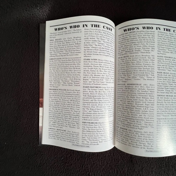 To Kill a Mockingbird Signed Playbill 2019 Jeff Daniel’s & Most Main Cast RARE! - Picture 6 of 8